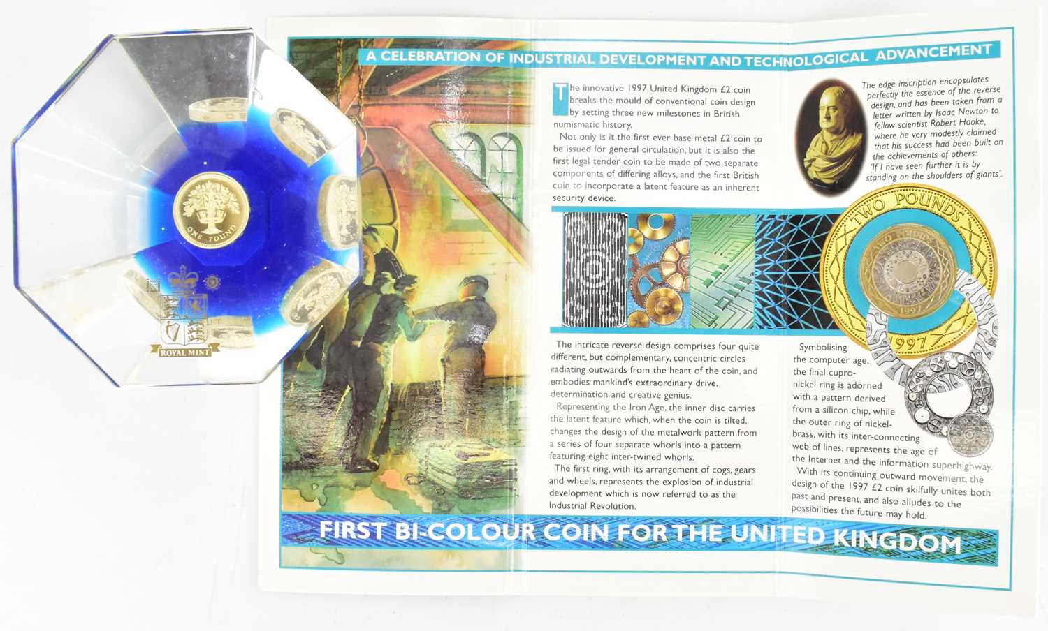 Mixed coins to include commemorative plaques, 'The 1989 United Kingdom Brilliant Uncirculated £2 - Image 3 of 3