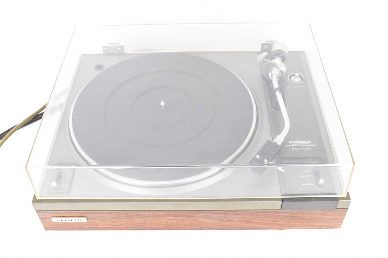 PIONEER; a 1970s stereo turntable, model no. PL-112D, boxed.Condition Report: Not tested, no - Image 2 of 4
