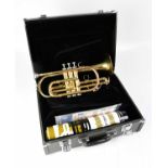 YAMAHA; a cased cornet, serial no.YCR2330 II, further stamped 679572.Condition Report: Overall