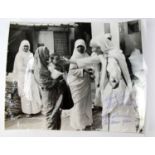 MOTHER THERESA; a black and white photograph inscribed, 'God Bless You, Love others as God Loves