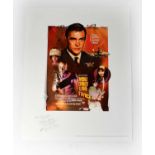 JAMES BOND 007; reproduced poster for 'You Only Live Twice', bearing the signature of Charles