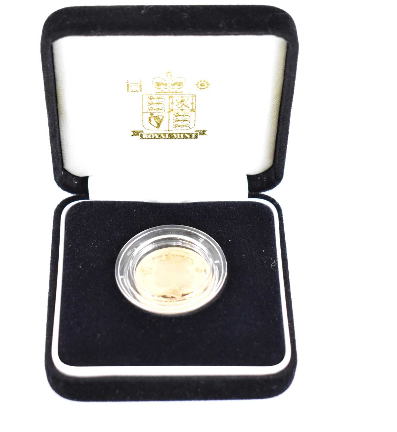 ROYAL MINT; a 2004 proof sovereign, encapsulated, with presentation case and certificate of