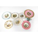 A quantity of 19th century plates, some matching, to include Davenport, James Muggleton, Improved