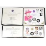 HARRINGTON & BYRNE; a 2022 Elizabeth II Platinum Jubilee silver proof three-coin cover and an