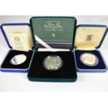ROYAL MINT; a 1981 Prince of Wales and Lady Diana Spencer sterling silver crown, encapsulated, in