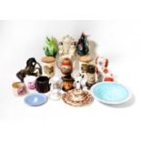 A quantity of mainly late 19th/early 20th century mixed ceramics to include Royal Albert part tea