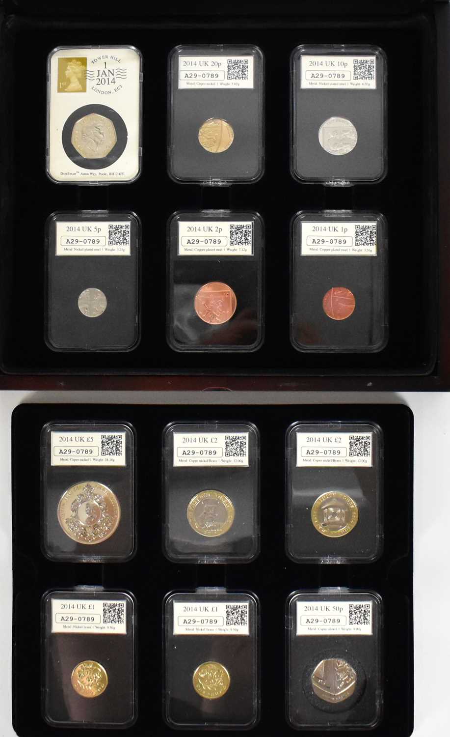 CPM (COIN PORTFOLIO MANAGEMENT); the 2014 Date Stamp United Kingdom Specimen Year Set comprising six - Image 2 of 4
