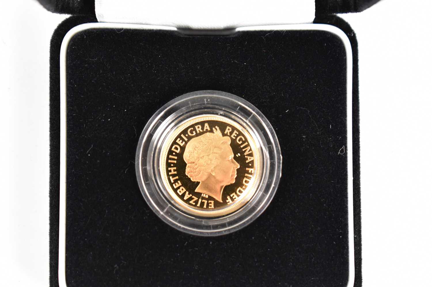 ROYAL MINT; a 2004 proof sovereign, encapsulated, with presentation case and certificate of - Image 2 of 4