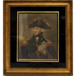 AFTER ABBOTT; a coloured stipple engraving of Nelson after the Nile, engraved by James Heath, 20.5 x