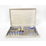 A small quantity of various Italian silver plated flatware.