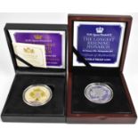 CPM (COIN PORTFOLIO MANAGEMENT); The Longest Reigning Monarch, silver £5 proof coin, encapsulated,
