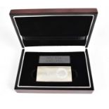 THE LONDON MINT; The East India Company WWII silver ingot from SS Gairsoppa, limited edition 142/