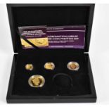 HATTONS OF LONDON; 'The 2018 Sapphire Coronation Jubilee Coin Set', comprising double sovereign, one