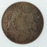 SWEDEN; a silver Oscar Sveriges 1857 one riksdaler coin.Condition Report: It has been circulated,