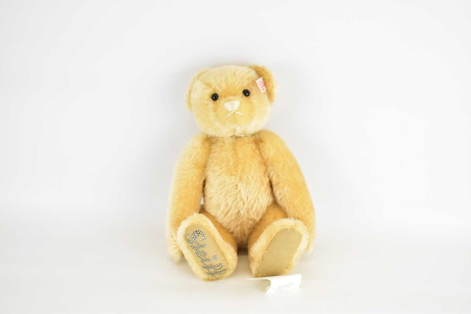 STEIFF; a Danbury Mint limited edition, No.782, 2010 'Krystopher', blond teddy bear with paperwork.