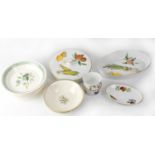 A good quantity of tableware to include Anchor Line, Woods Ware in the 'Clovelly' pattern and a