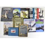 Twelve military aircraft books to include 'The Wonder Book of Aircraft' by Ward, Lock & Co, 'The