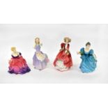 ROYAL DOULTON; four figures comprising HN1680 'Tootles', HN2801 'Lori', HN1978 'Bedtime' and