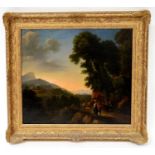 IN THE MANNER OF WILLIAM FREDERICK WITHERINGTON; a late 18th century English School oil on canvas,