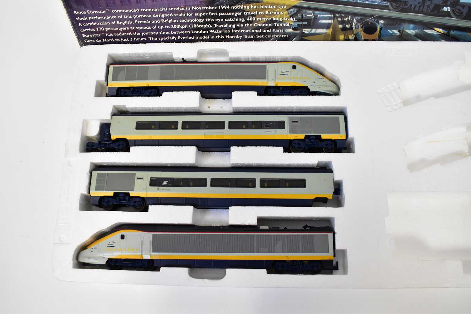 HORNBY; a OO gauge Eurostar electric train set, No. R1013.Condition Report: Lacking track - Image 2 of 2