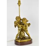 An early/mid-20th century table lamp after the model by Etienne Maurice Falconet (1760-1791), titled