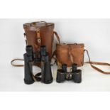 A pair of Barr & Stroud, Glasgow 10x CF37 binoculars, length 24cm, and a pair of Watson & Baker
