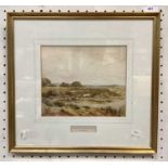 DAVID A. BAXTER (19th/early 20th century); watercolour 'Ansdell Near Blackpool', rural landscape