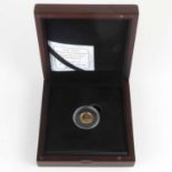 WESTMINSTER MINT; an Elizabeth II Diamond Jubilee proof quarter sovereign, 2012, encapsulated,