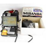 MIRANDA; an MS-2 Super Zoom SLR outfit, boxed, comprising camera, case, flashgun, strap, etc, an