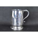 A George V hallmarked silver mug, inscribed '21st Birthday 30.11.52, To Colin Andrew Assheton