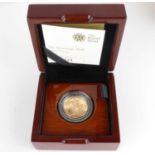 THE ROYAL MINT; an Elizabeth II full proof sovereign 2016, George and Dragon, London Mint,