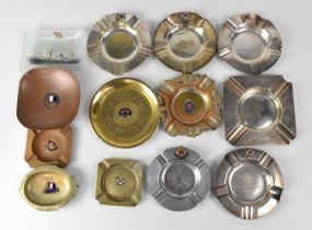 Eleven various commemorative souvenir ashtrays for shipping lines, comprising Allen, Port Line,