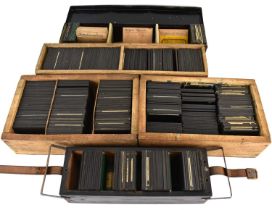 A large quantity of magic lantern slides of good clarity, mostly 1950s era, to include Scotland,