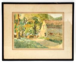 W R WARD; watercolour, 'Woodsome Lees', signed lower right, titled to label verso, 27 x 38cm, framed