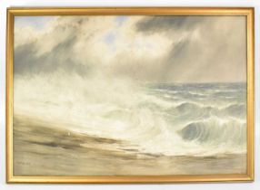 GEORGE LOTHIAN HALL (1825-1888); two watercolours, seascapes, the largest example signed and dated