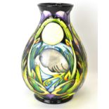 MOORCROFT; a 'Shearwater' pattern vase of bulbous shape by Emma Bossons, limited edition no.107/150,