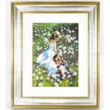 † SHERREE VALENTINE DAINES (British, born 1956); limited edition print 'Daisy Field', no.15/20