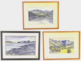 † PAUL SPEED (British, ac. 1970s); three watercolours, all Lake District scenes, all signed and