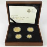 THE ROYAL MINT; 'The 2010 UK Britannia Four-Coin Gold Proof Set', comprising £100, £50, £25 and £10,