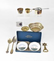 A mixed lot of shipping line commemorative souvenir items for Aberdeen, Alfred Holt, Nelson,