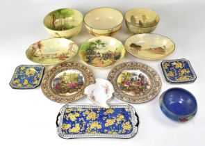 ROYAL DOULTON; a collection of vintage bowls, to include Shakespeare series ware 'Juliet', D5104 '