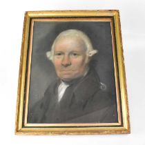 JOHN RUSSELL (1745-1806); pastel, portrait of an elderly gentleman, 44 x34cm, framed and glazed.