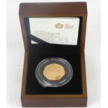 ROYAL; MINT; '2010 Girl Guiding UK 50p Gold Proof Coin', 15.5g, no. 419/1000, with certificate of