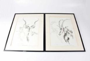 CLIVE WALKER; a pair of signed limited edition prints, South Africa 1936 verso, both No. 798/975,