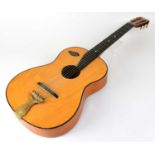 MARTIN COLETTI; a c.1950s Parlour six-string acoustic guitar, with applied name badge to the body,