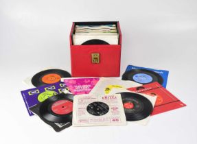A collection of approximately fifty 45rpm singles to include, The Move, The Happenings, Fleetwood