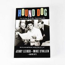 LEIBER & STOLLER; book, 'Hound Dog the Autobiography', signed to inner pages by Johnny Otis,