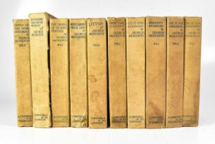 GEORGE MEREDITH; thirty-nine volumes of 'The Works of George Meredith', limited editions, numbered
