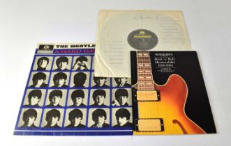 THE BEATLES; 'A Hard Day's Night', LP, mono on Parlophone PMC 1230, bearing signatures verso of Paul