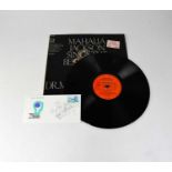 MAHALIA JACKSON; LP, 'Sings the Best-Loved Hymns of Dr. Martin Luther King', bearing signatures to